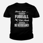 Echte Männer Werderaner Fan Kinder Tshirt, Fußball-Support in Schwarz