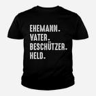 Ehemann Vater Beschützer Gehaltenen  Kinder T-Shirt