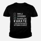 Einzelnes Vergebes Karate- Kinder T-Shirt