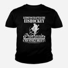 Eishockey-Prinzessin Damen-Kinder Tshirt, Stolze & Leidenschaftliche Fans