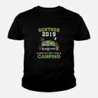 Endlich Zeit Zum Camping Kinder T-Shirt