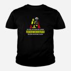 Feuerwehrfrau Hot  Cool Kinder T-Shirt