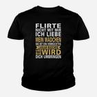 Flirte Nicht Mit Mir    Januar Mädchen Kinder T-Shirt