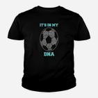 Fußball DNA Fingerprint Erbgut Langarm Kinder Tshirt für Fans