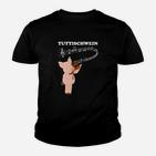 Für Geige Tuttischweiner Kinder T-Shirt