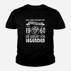 Geburt von Legenden 1960 Jubiläums-Kinder Tshirt für Herren, Retro Geburtstag