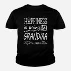 Glück Ist Oma zu Sein Kinder Tshirt, Lustiges Motiv für Großmütter
