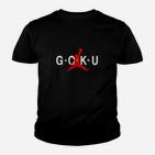 Goku Jumpman Schwarzes Kinder Tshirt, Anime-inspiriertes Design für Fans