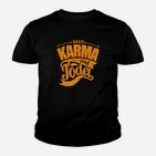 Halten Sie Karma Orange Kinder T-Shirt