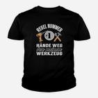 Handwerker Kinder Tshirt Regel Nr. 1 - Hände weg vom Werkzeug, Lustiges Tee