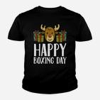 Happy Boxing Day Rentier Präsentiert Weihnachtsbox Kinder T-Shirt