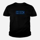 HBSC Logo Druck Schwarzes Kinder Tshirt Unisex, Stilvolles Fanmode Design