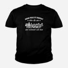 Hennef Spruch Herren Kinder Tshirt, Schwarzes Tee mit Lustigem Text