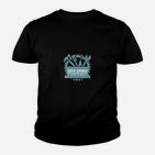 Herren Grafik Kinder Tshirt Schwarz mit Abstraktem Design, Modernes Print-Kinder Tshirt