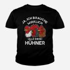 Hhner F H Jhner Flationer Lustiges Huh Kinder T-Shirt