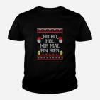 Ho Ho Hol Mir Mal Ein Bier Ugly Christmas Sweater Geschenk Kinder T-Shirt