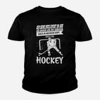 Hockey-Themen Kinder Tshirt, Spruch & Spieler Grafik, Fan-Merch