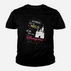 Humorvolles Disneyland-Motto Kinder Tshirt, Lustiges Schwarz Tee