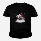 Hunde-Lustiger Schnee-Weihnachtss- Kinder T-Shirt