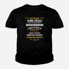 Ich Bin Eine Juni-Frau Kinder Tshirt, Spruch Geburtstags-Tee