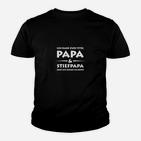 Ich Bin Papa Und Stiefpapa Kinder T-Shirt