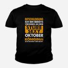 Ich Bin Vergeben An Eine Oktoberkönigin Kinder T-Shirt