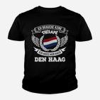 Ich brauche keine Therapie, nur Den Haag Kinder Tshirt mit niederländischem Flügel-Design