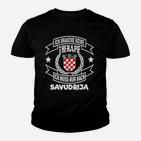 Ich brauche keine Therapie, nur Savudrija Kinder Tshirt, Kroatien Urlaubsmotiv