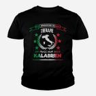 Keine Therapie Nur Kalabrien Kinder Tshirt, Lustiges Urlaubs-Design