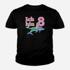 Kinder Achter 8 Geburtstag Meerjungfrau Delfin Ich Bin Acht 8 Kinder T-Shirt