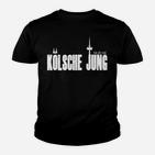 Kölsche Jung Schwarzes Kinder Tshirt, Herrenmode im Kölner Stil