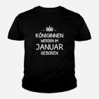 Königinnen Januar Geboren Kinder T-Shirt