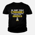 Krefeld Stolz Pinguine Fan Kinder Tshirt, Lokalpatriotisches Design