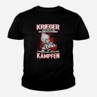 Krieger-Spruch Motivations-Kinder Tshirt mit Grafik, Kampfgeist Tee
