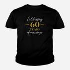 Lustige 60 Jahre Ehe 1961 60 Hochzeitstag Kinder T-Shirt