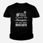 Lustiges Auto-Therapie Kinder Tshirt für Autoliebhaber