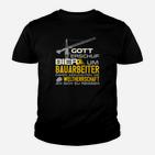 Lustiges Bauarbeiter Kinder Tshirt: Gott erschuf Bier Spruch