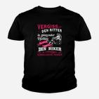 Lustiges Biker-Motto Kinder Tshirt mit deutschem Spruch, Motorrad-Fan Tee