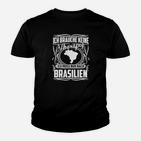 Lustiges Brasilien-Therapie Kinder Tshirt, Urlaub Motiv Tee