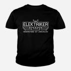 Lustiges Elektriker Kinder Tshirt Widerstand ist zwecklos, Witziges Spruch Kinder Tshirt