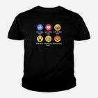 Lustiges Emoji-Reaktions-Kinder Tshirt für Bierliebhaber, Ich liebe Bier Motiv