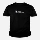 Lustiges Herren Kinder Tshirt mit Auto-Motiv, Schwarzes Spruch-Kinder Tshirt