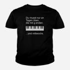 Lustiges Klavier Kinder Tshirt – Wortspiel für Übungstage