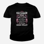 Lustiges Oktober-Geburtstags-Kinder Tshirt für Frauen, Spruch Design