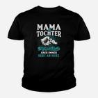 Mama Tochter Herz-an-Herz Schwarzes Kinder Tshirt, Emotionales Design