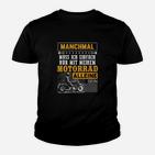 Manchmal Nur Mit Meinem Motorrad Tee Kinder T-Shirt