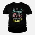 Meerjungfrau Einhorn Fee Kinder T-Shirt