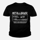 Metallbauer Bester Beruf Kinder T-Shirt