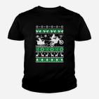 Motocross Rodeln Weihnachtsschlitten Kinder T-Shirt