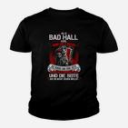 Motorrad Schwarzes Kinder Tshirt Als Bad Hall Kapitel, Unisex-Kinder Tshirt mit Spruch